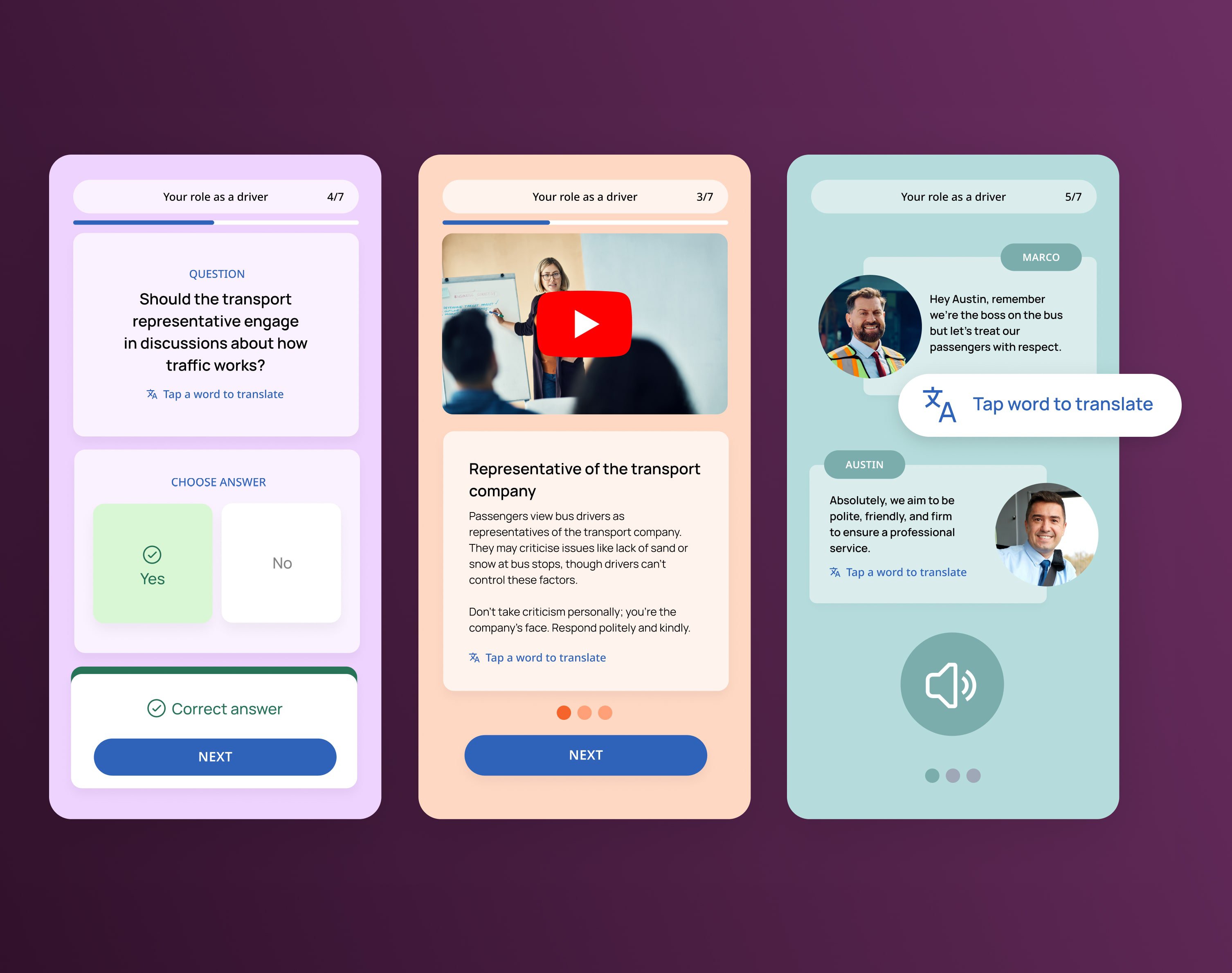 On-the-go learning designed for frontline workers